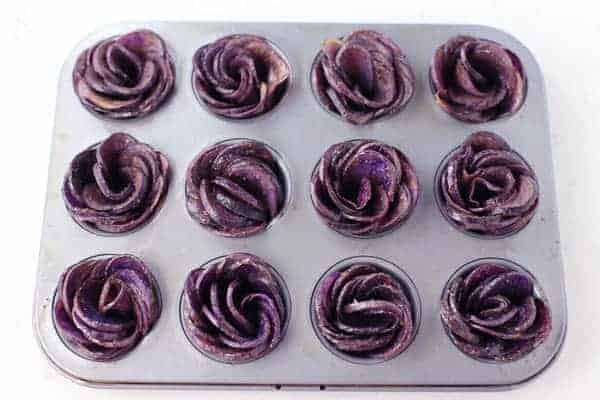 Purple Potato Roses