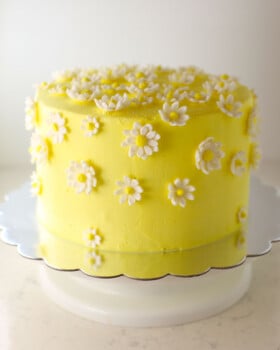Daisy Cake with Tie Dye layers