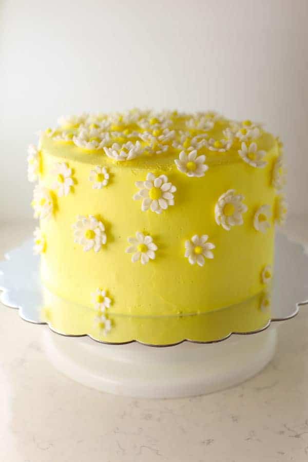 Daisy Cake with Tie Dye layers