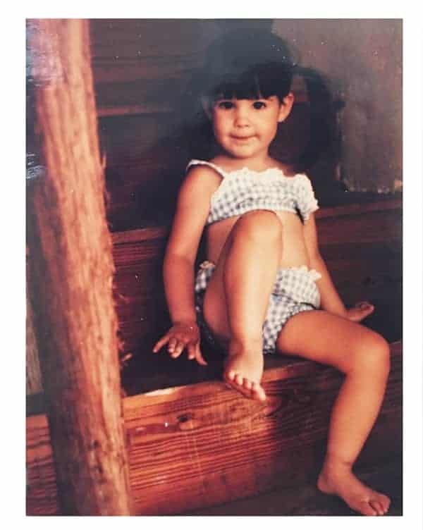 Four year old girl in bikini in 1969.