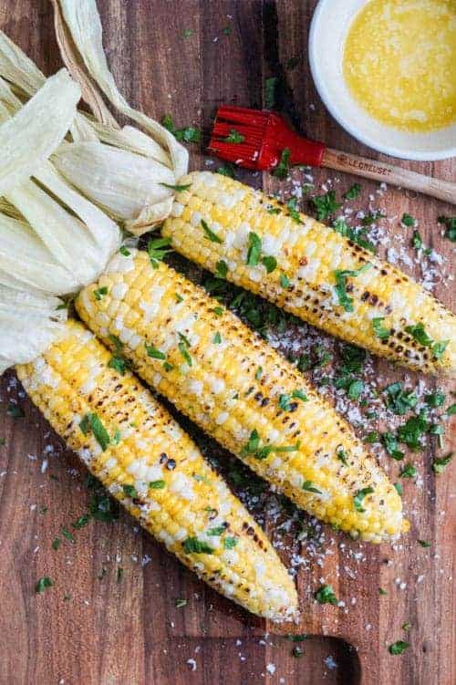 Parmesan Garlic Grilled Corn