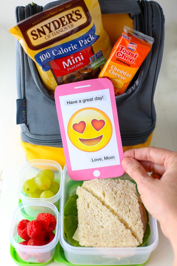 back to school lunch love notes