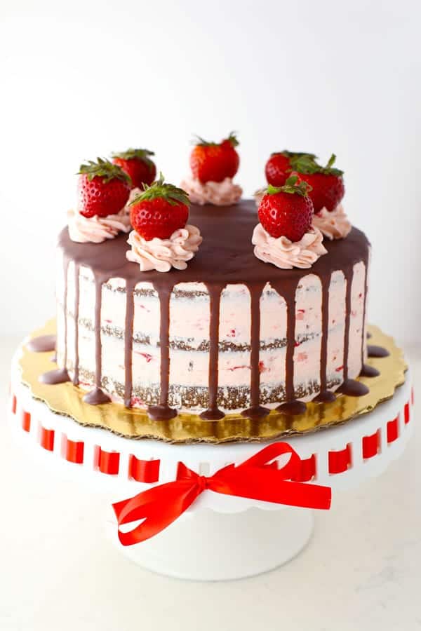 Sugar Free Gluten Free Chocolate Strawberry Cake Mom Loves Baking