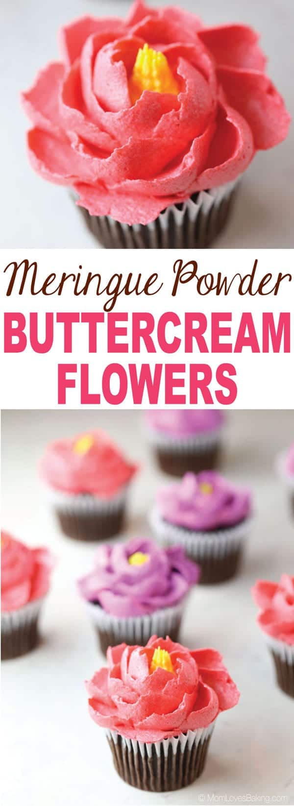 Meringue Powder Buttercream Flowers