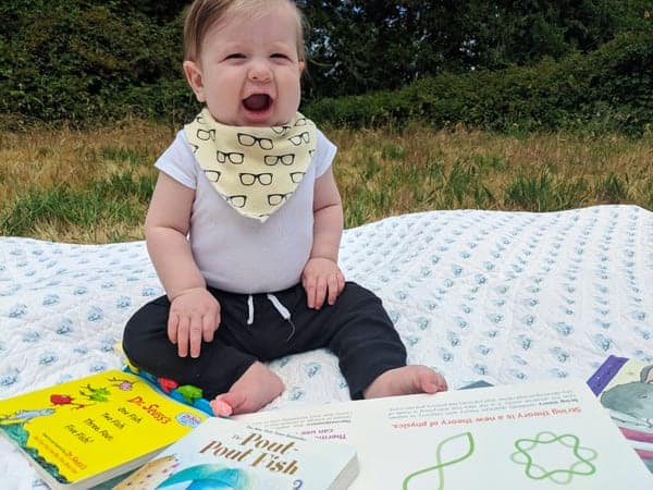 baby and books