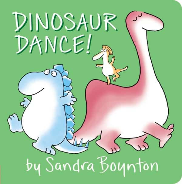 dinasour dance board book for babies