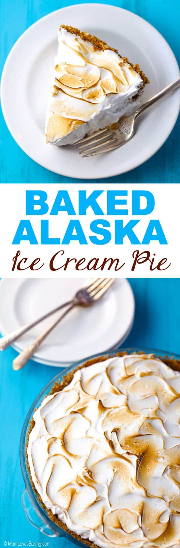 Baked Alaska Ice Cream Pie