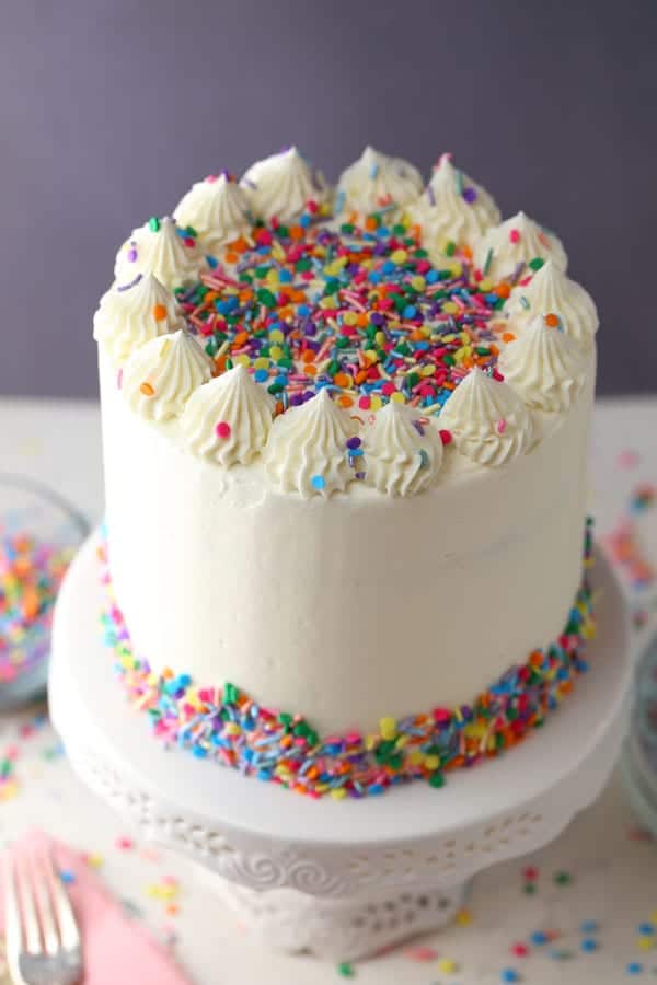 Happy Birthday Polka Dot Cake