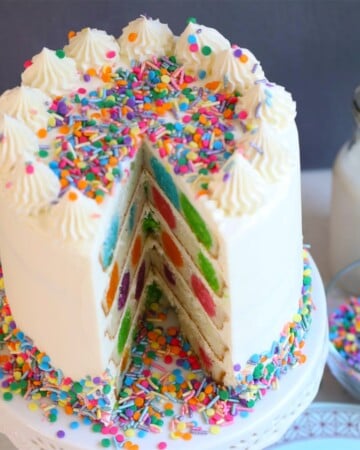 Happy Birthday Polka Dot Cake