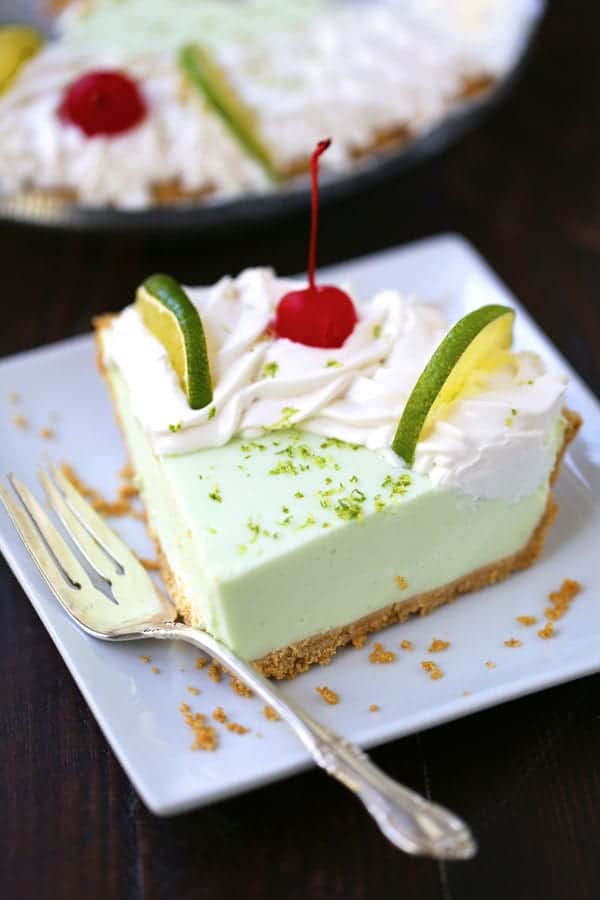 No bake key lime pie