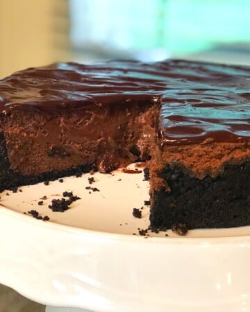 Ultimate Triple Chocolate Ganache Cheesecake