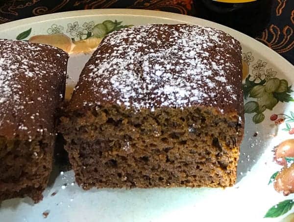 Nana's gluten free pumpkin gingerbread cake