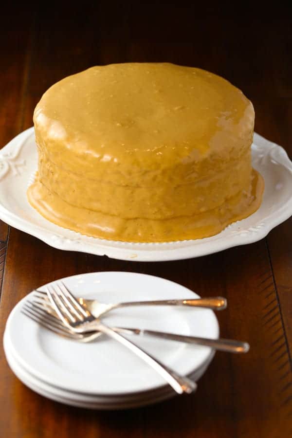 Old Fashioned Southern Caramel Cake