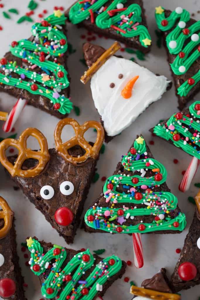 Brownie Christmas Trees