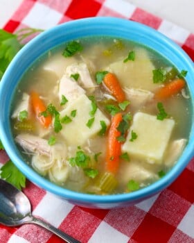 Nana's Chicken and gluten free dumplings