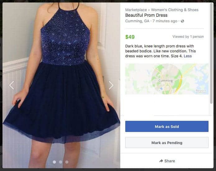 Sell Clothes on Facebook Marketplace 