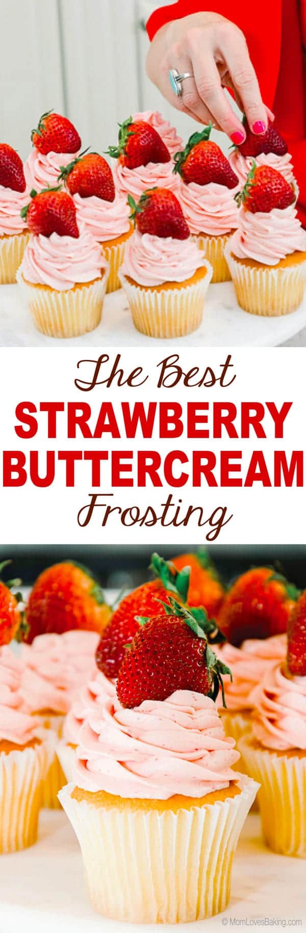 The Best Strawberry Buttercream Frosting