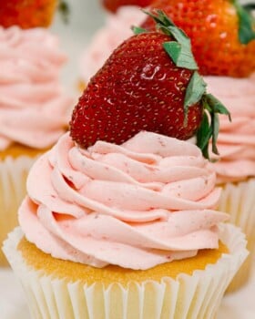 The Best Strawberry Buttercream Frosting