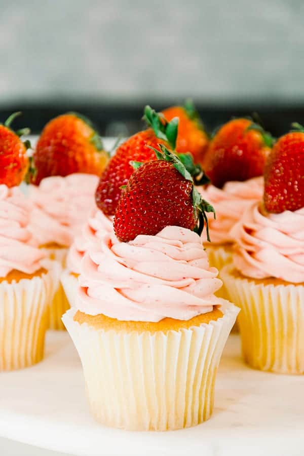 The Best Strawberry Buttercream Frosting