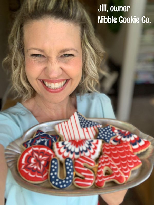 How to make patriotic sugar cookies for july 4th