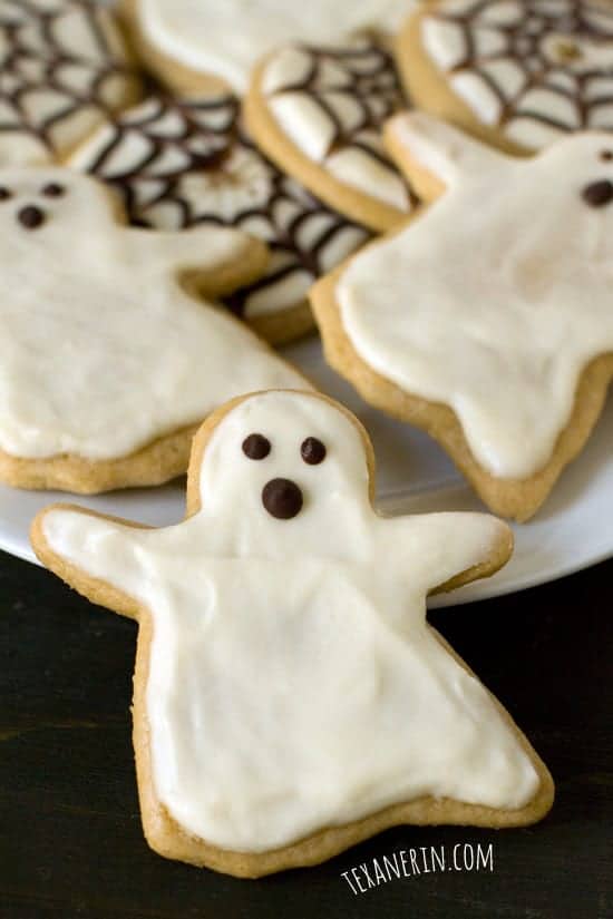 Halloween ghost cookies