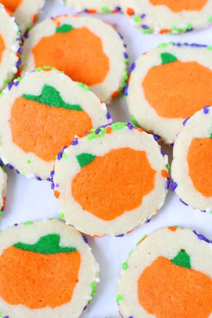 Slice and bake halloween cookies