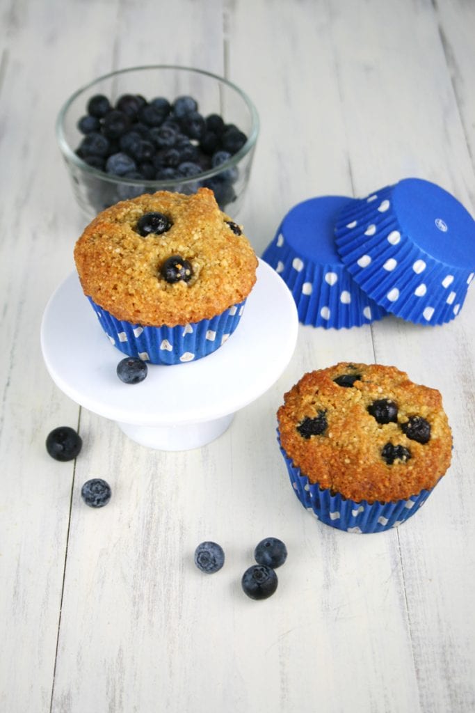 Orange blueberry muffins