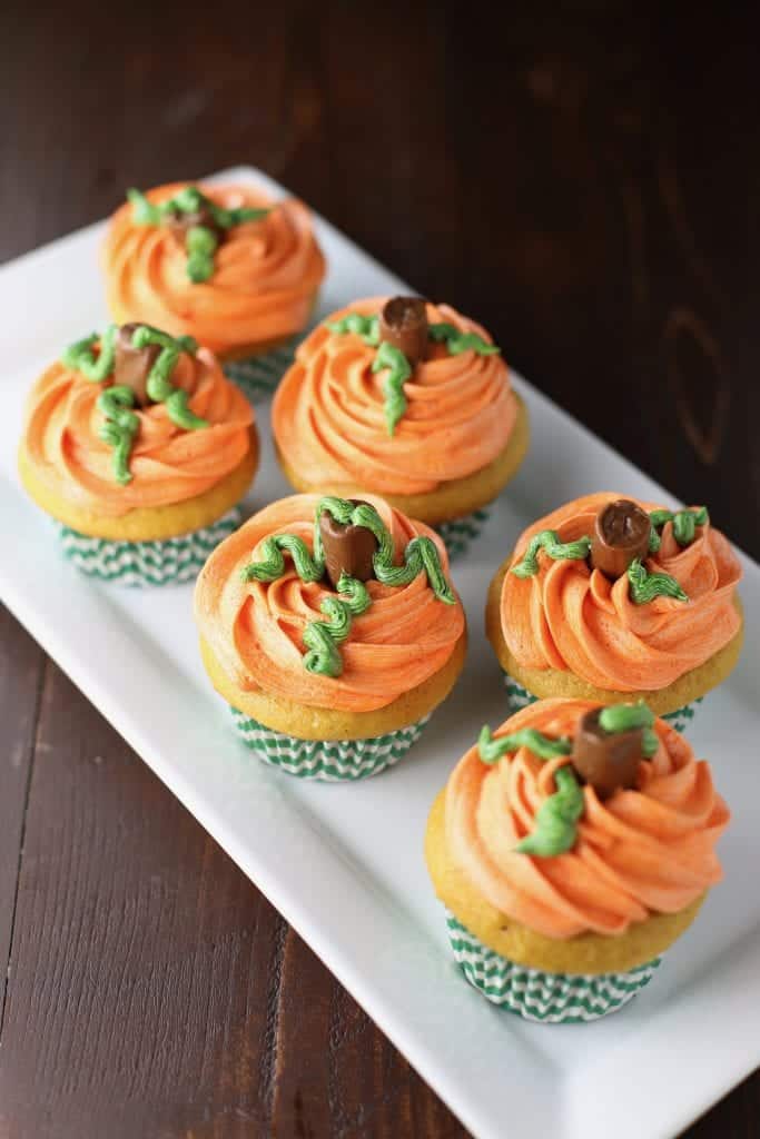 Pumpkin cupcakes