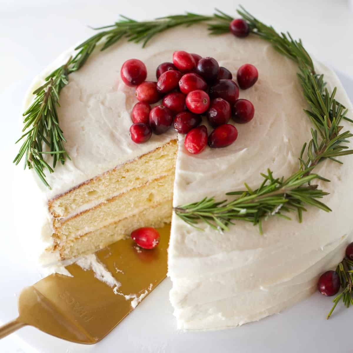 Christmas Snowflake Bundt Cake - Gluten Free, Dairy Free Recipe