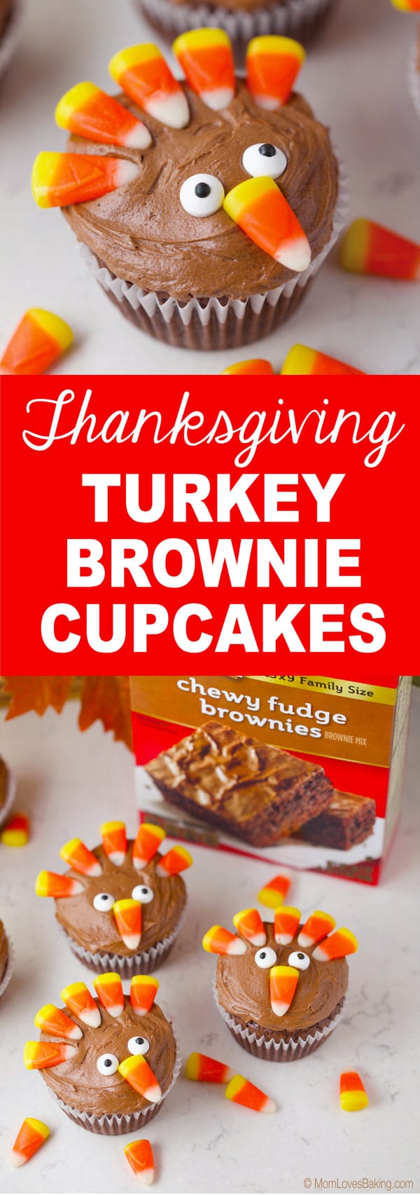 Turkey Brownie Cupcakes