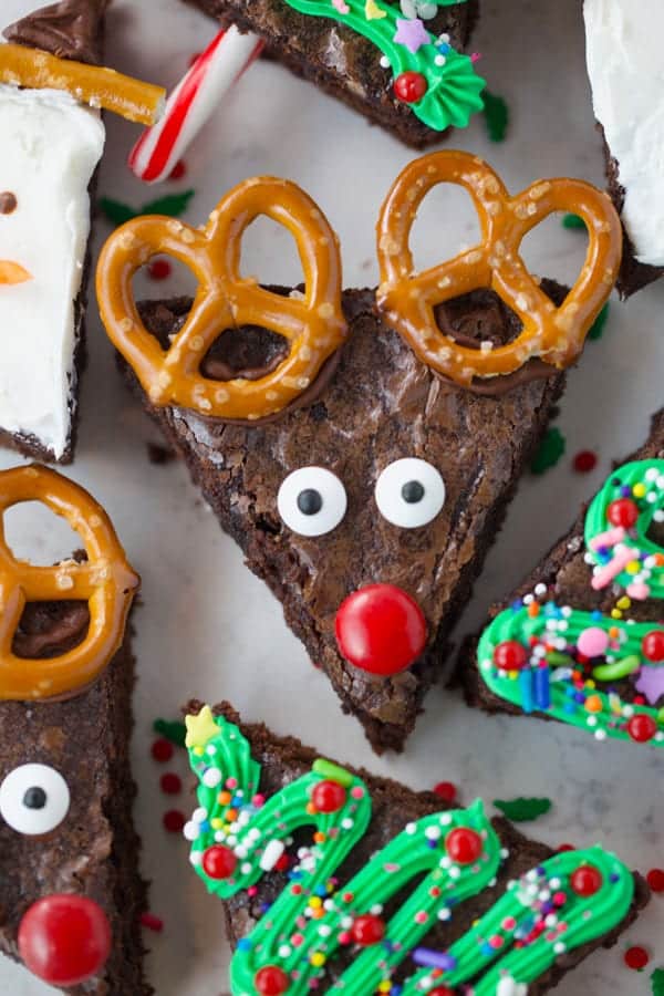 Rudolph reindeer brownies