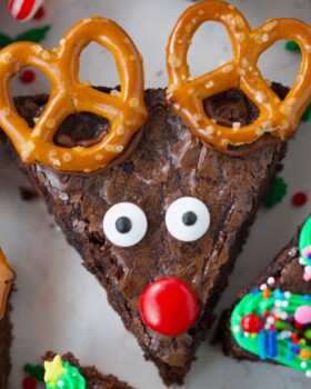 Rudolph the red nosed reindeer brownie
