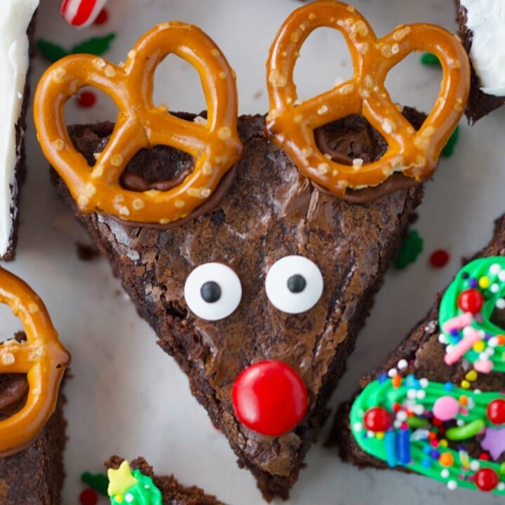 Rudolph the red nosed reindeer brownie
