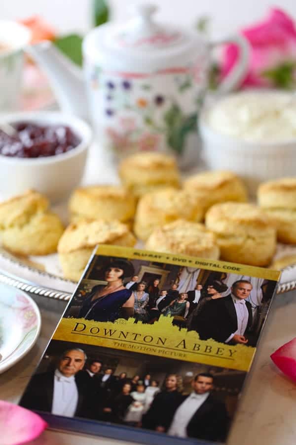 Downton abbey high tea scones