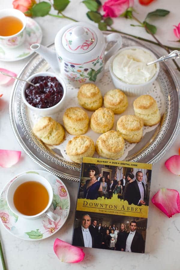 Cream scones Downton Abbey style