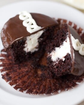 Gluten free vegan hostess cupcakes