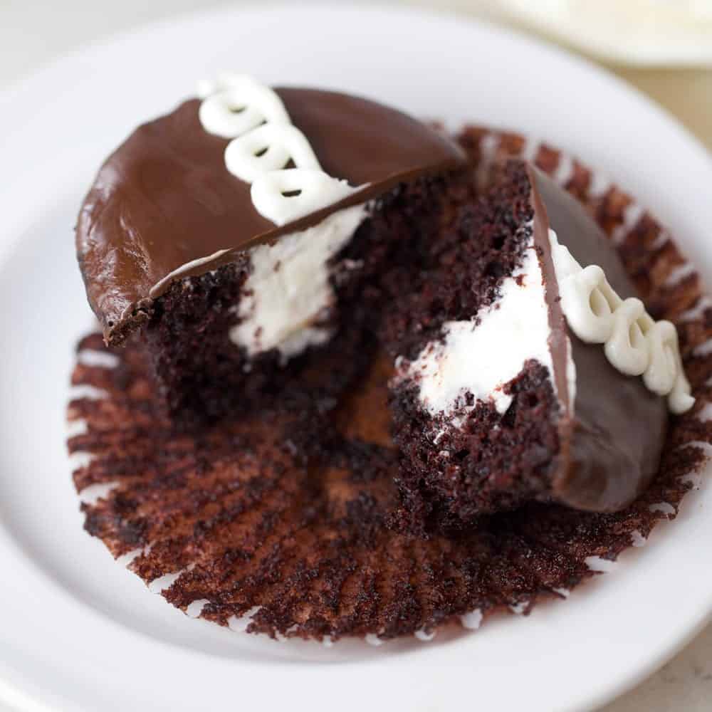 Gluten free vegan hostess cupcakes