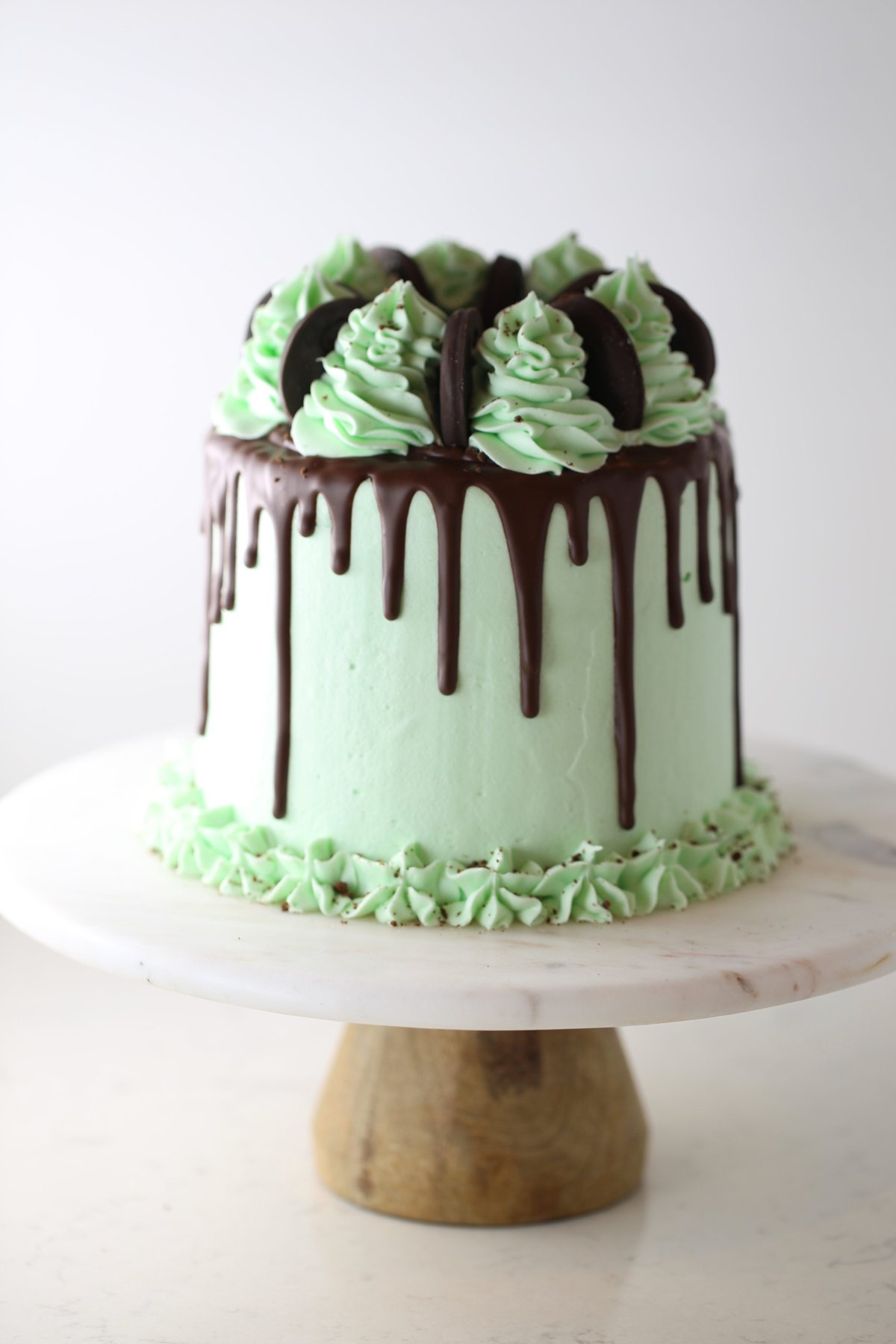 Girl Scout thin mint cake.