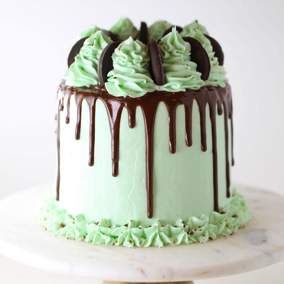 Girl Scout Thin Mint Cake Mom Loves Baking