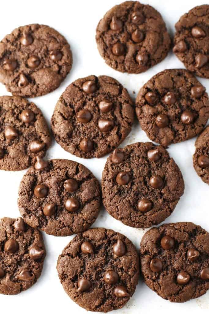 Gluten Free chocolate chocolate chip cookies