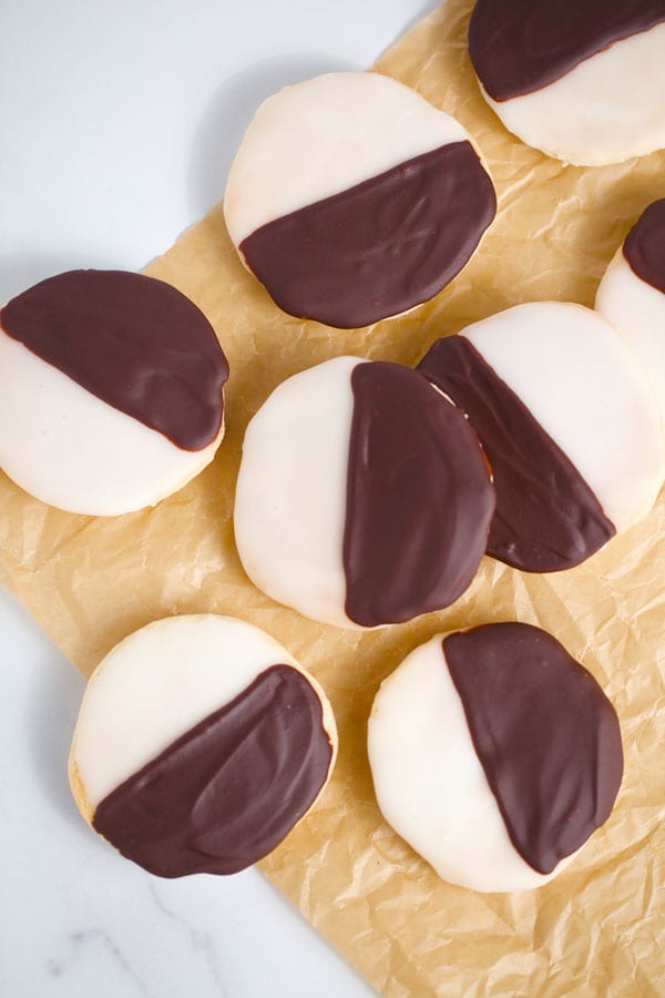 Classic NYC Black and White Cookies