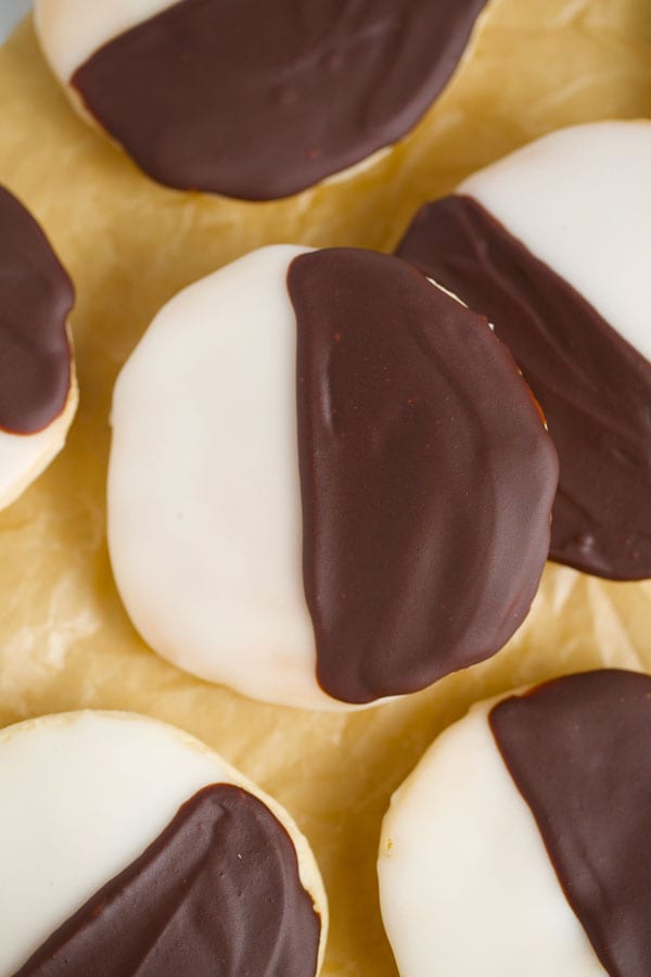 Gluten free black and white cookies