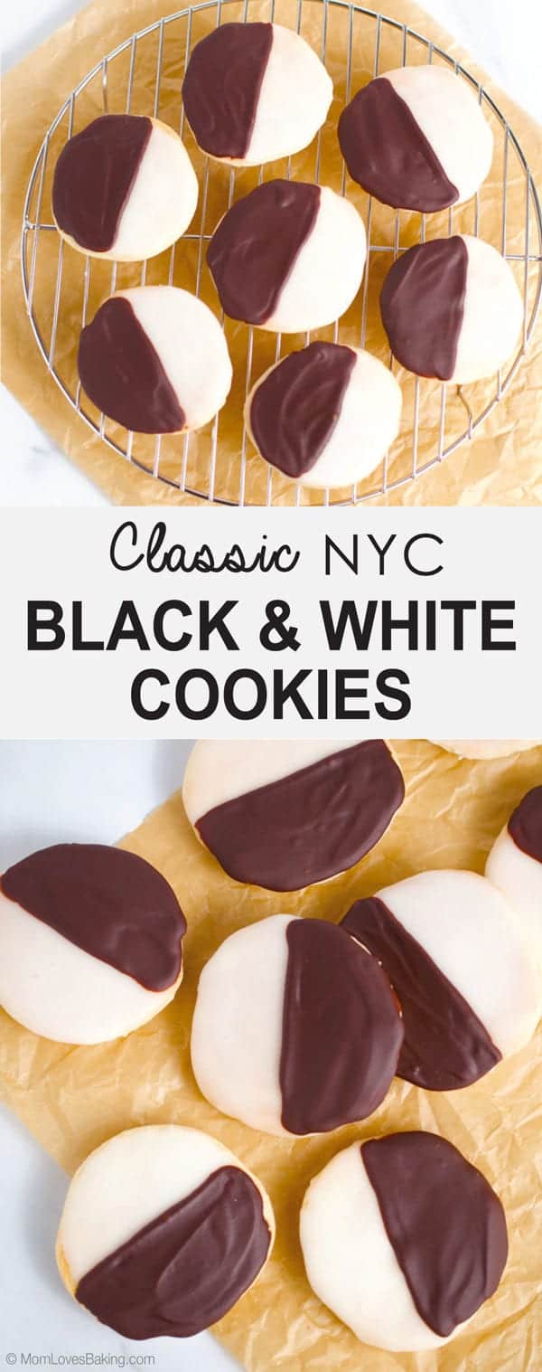 Classic NYC Black and White Cookies Gluten Free