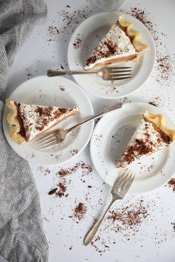 Homemade French Silk Pie