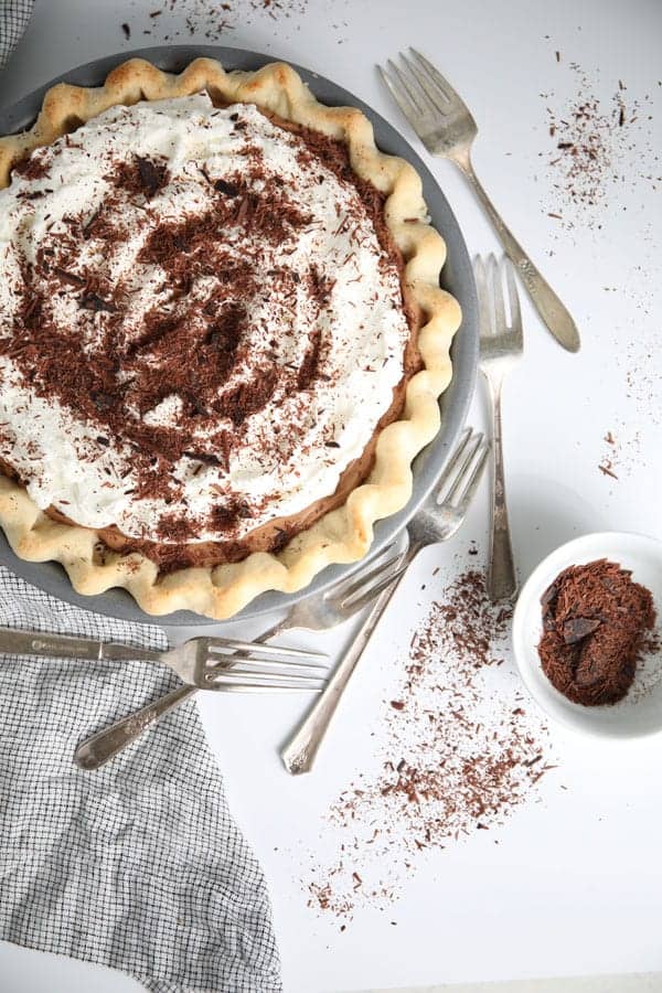 French silk chocolate pie