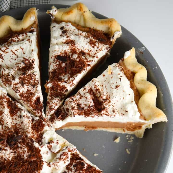 Homemade French Silk Pie