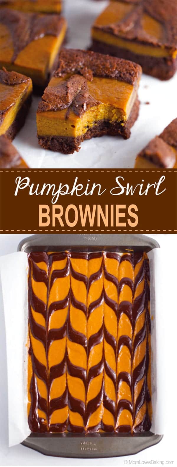 Pumpkin brownies