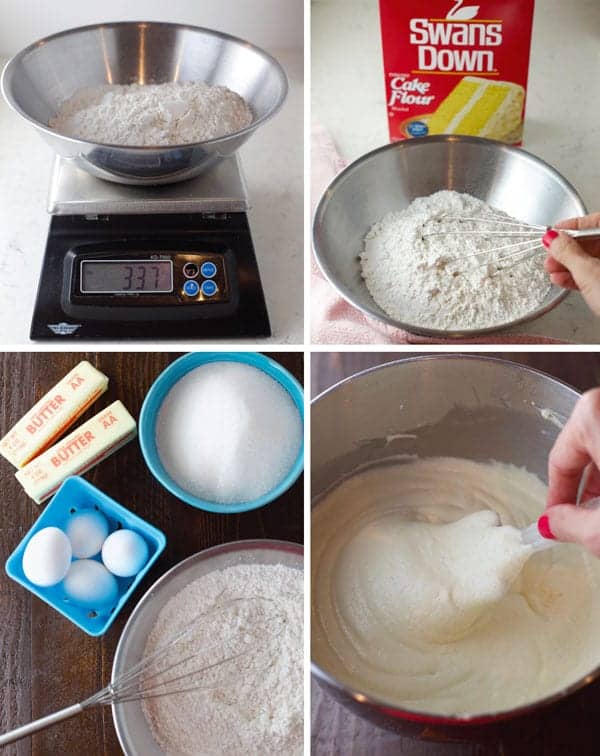 How to make white cake from scratch step by step photos