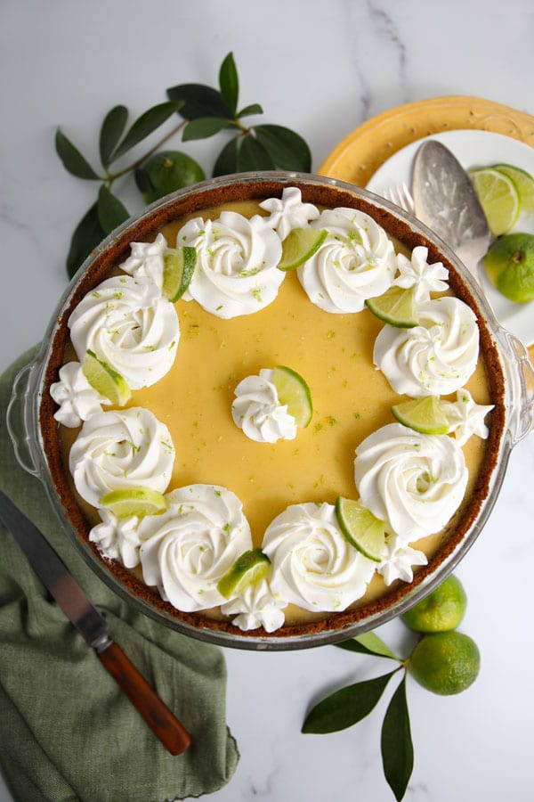 Classic Key Lime Pie with Whipped Cream