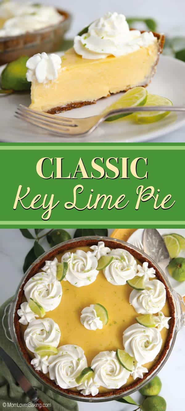 Classic Key Lime Pie with Whipped Cream